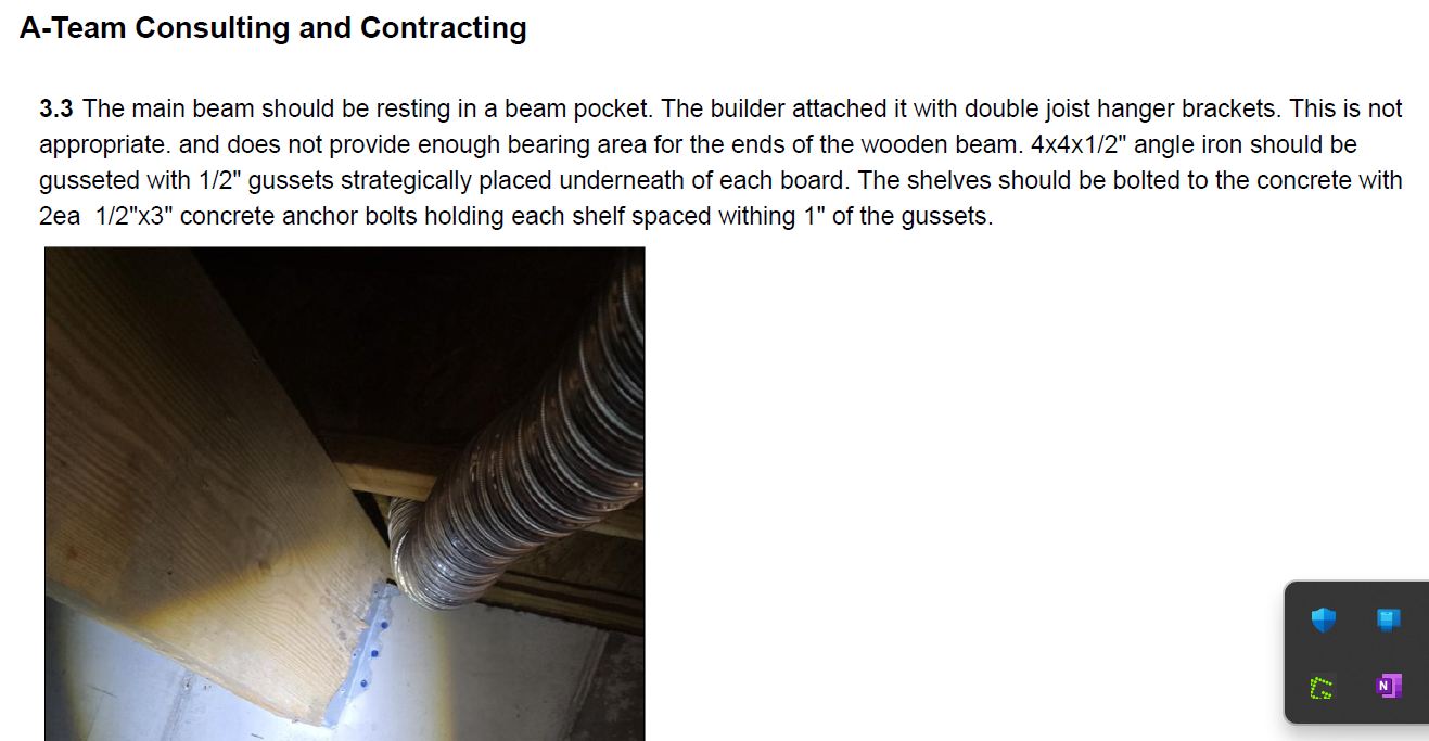 Home inspection photo