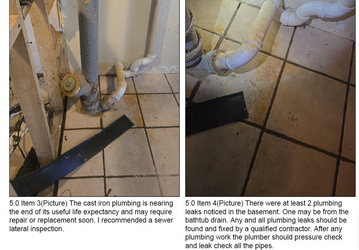 Home inspection photo